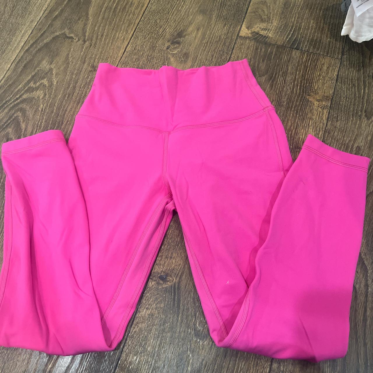 Sonic Pink on sale Lulu leggings 28” Length