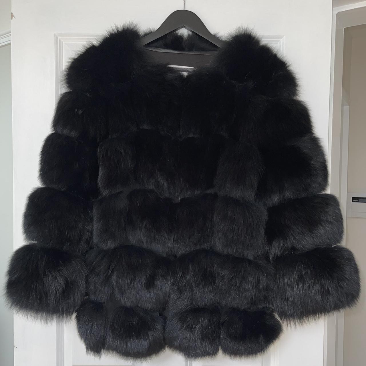 Furs by Natalia Fur Jacket (Fox Fur) Detachable... - Depop