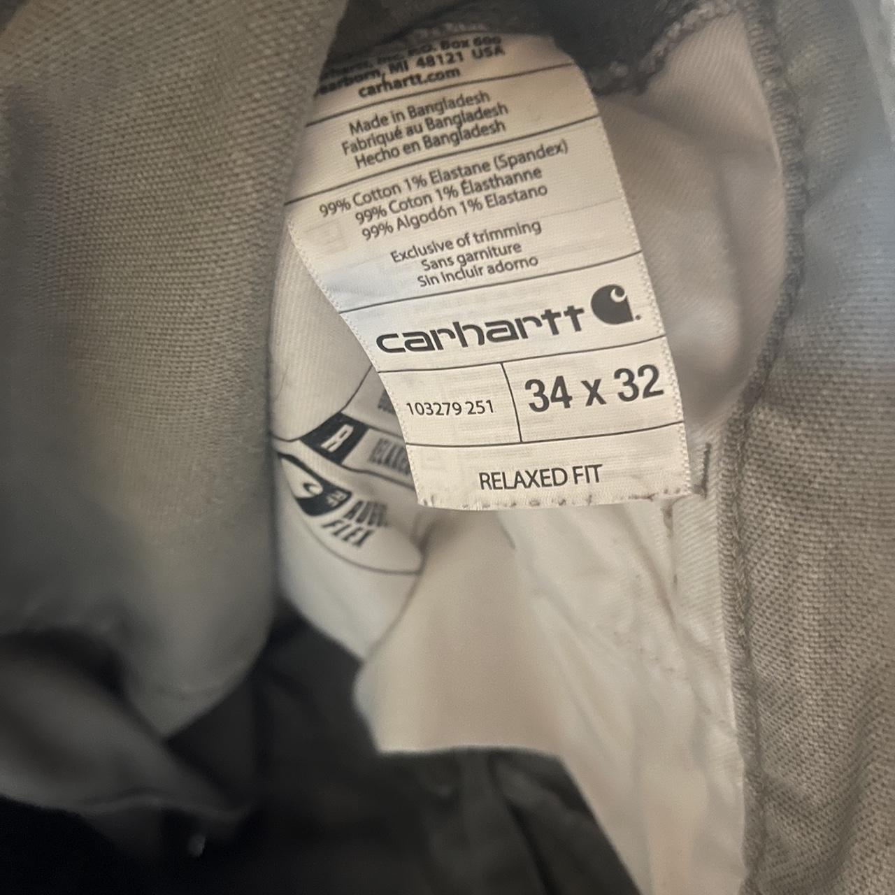 Light Brown Carpenter Carhartt pants, Size 34x32... - Depop