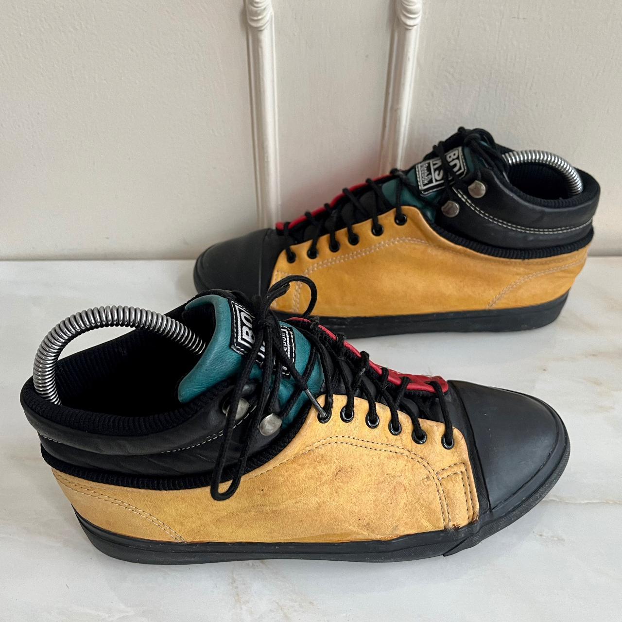 Vintage 1990's REEBOK BOKS Reggae Colourful Sneaker | Depop