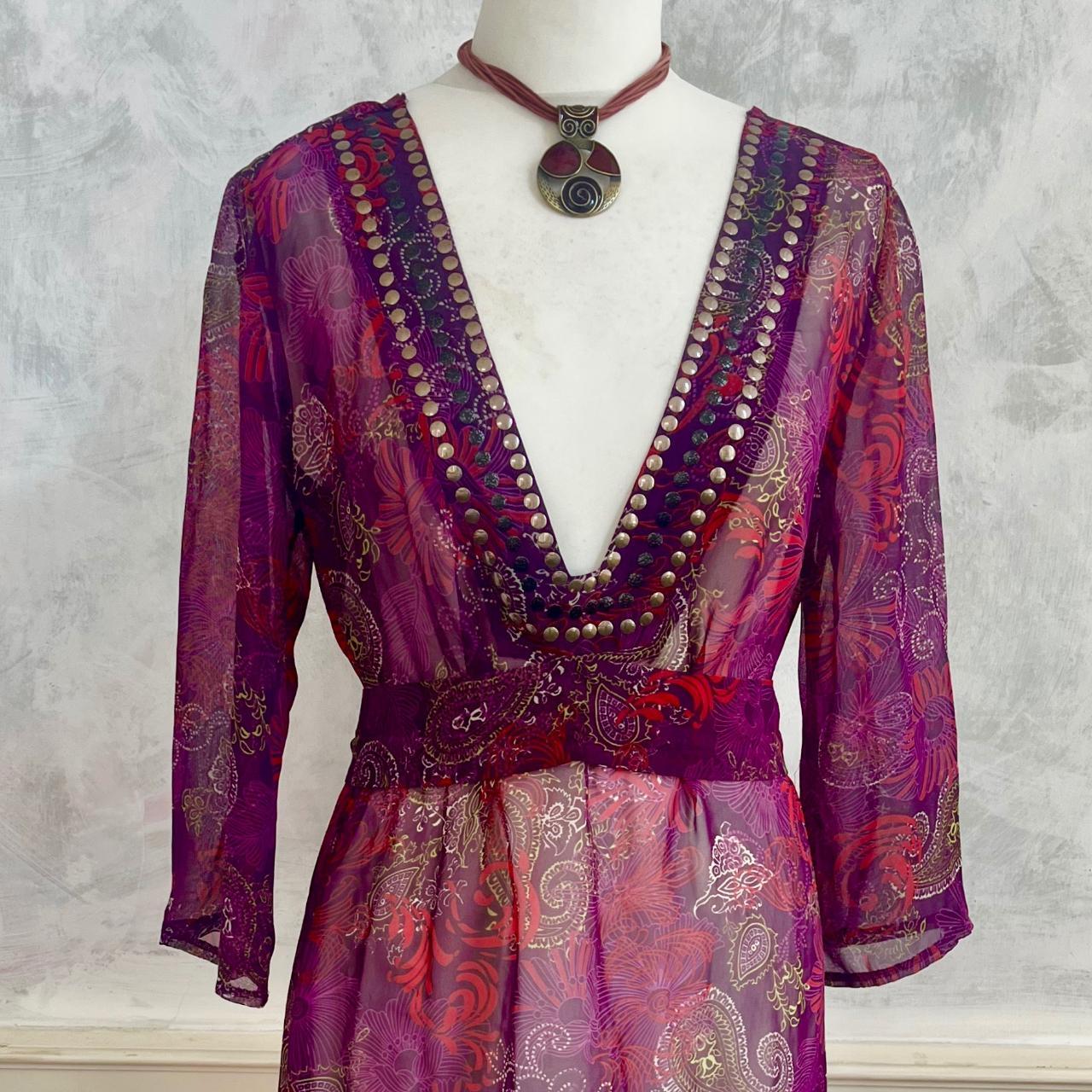 NEW+TAGS LINDY BOP Vanessa Fox Print Indigo Depop