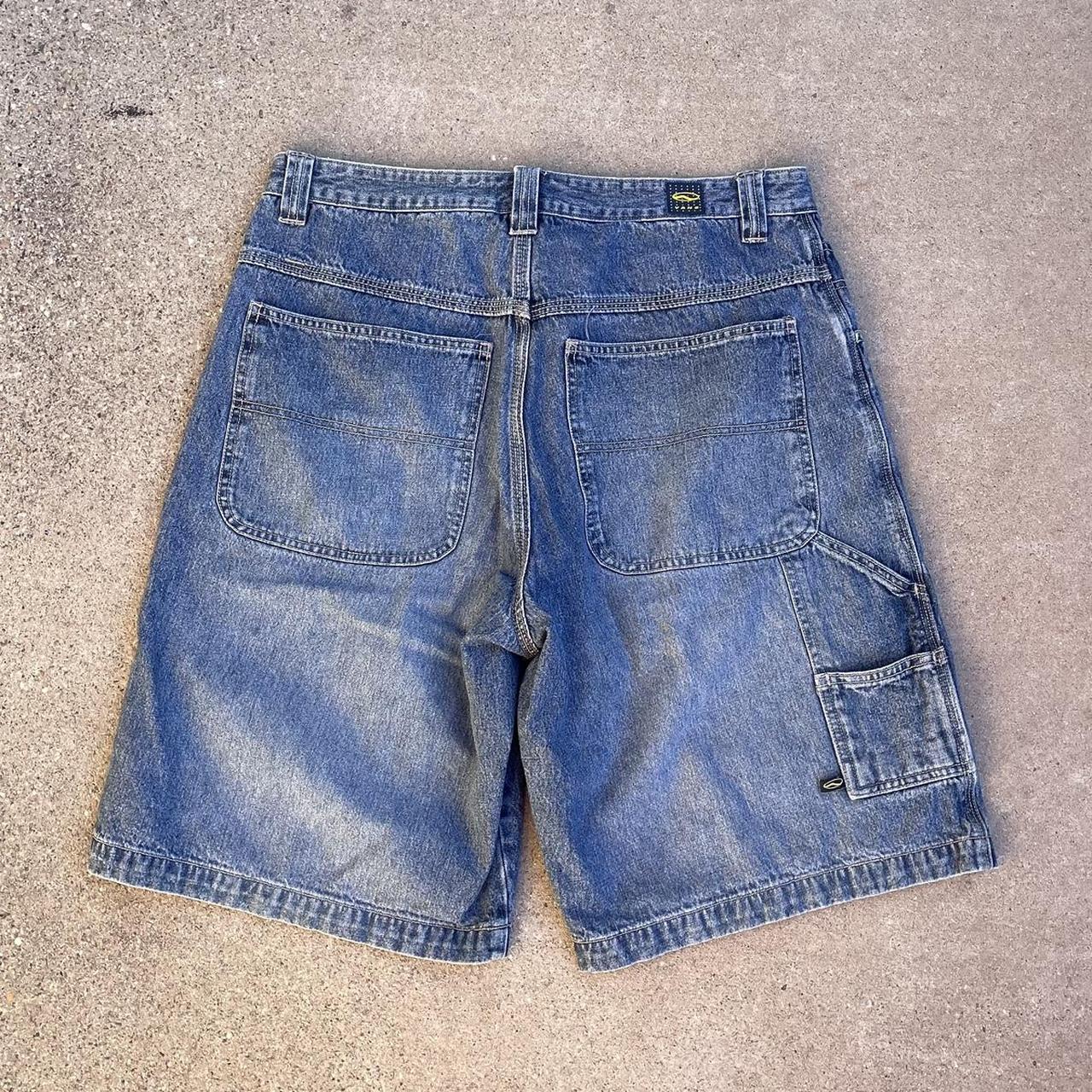 Y2K Vans Denim Cargo Shorts. Size 33 Mint condition,... - Depop