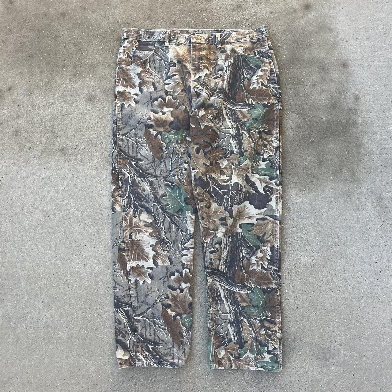 Wrangler Camo Rugged Wear Jeans Great condition, No... - Depop