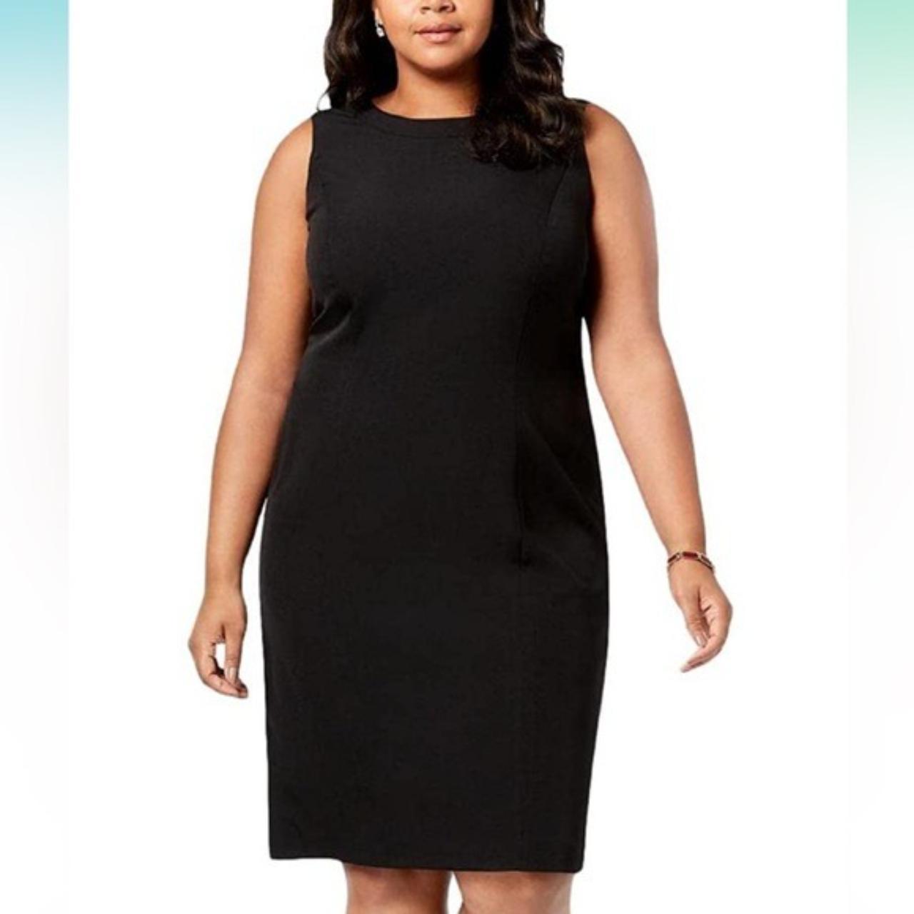 Kasper black sheath on sale dress