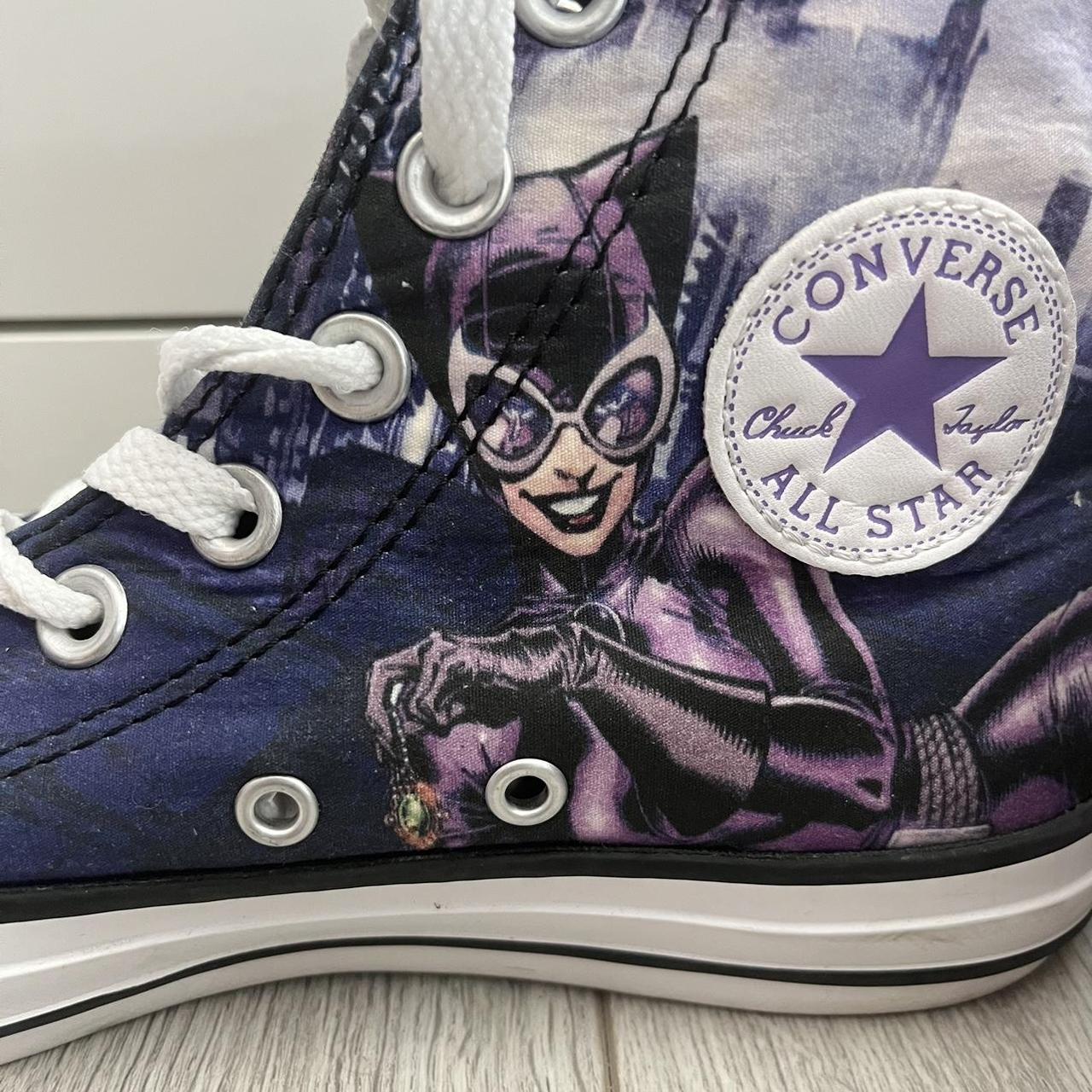 DC Unisex Cat-Woman All Star Chuck Taylor Depop