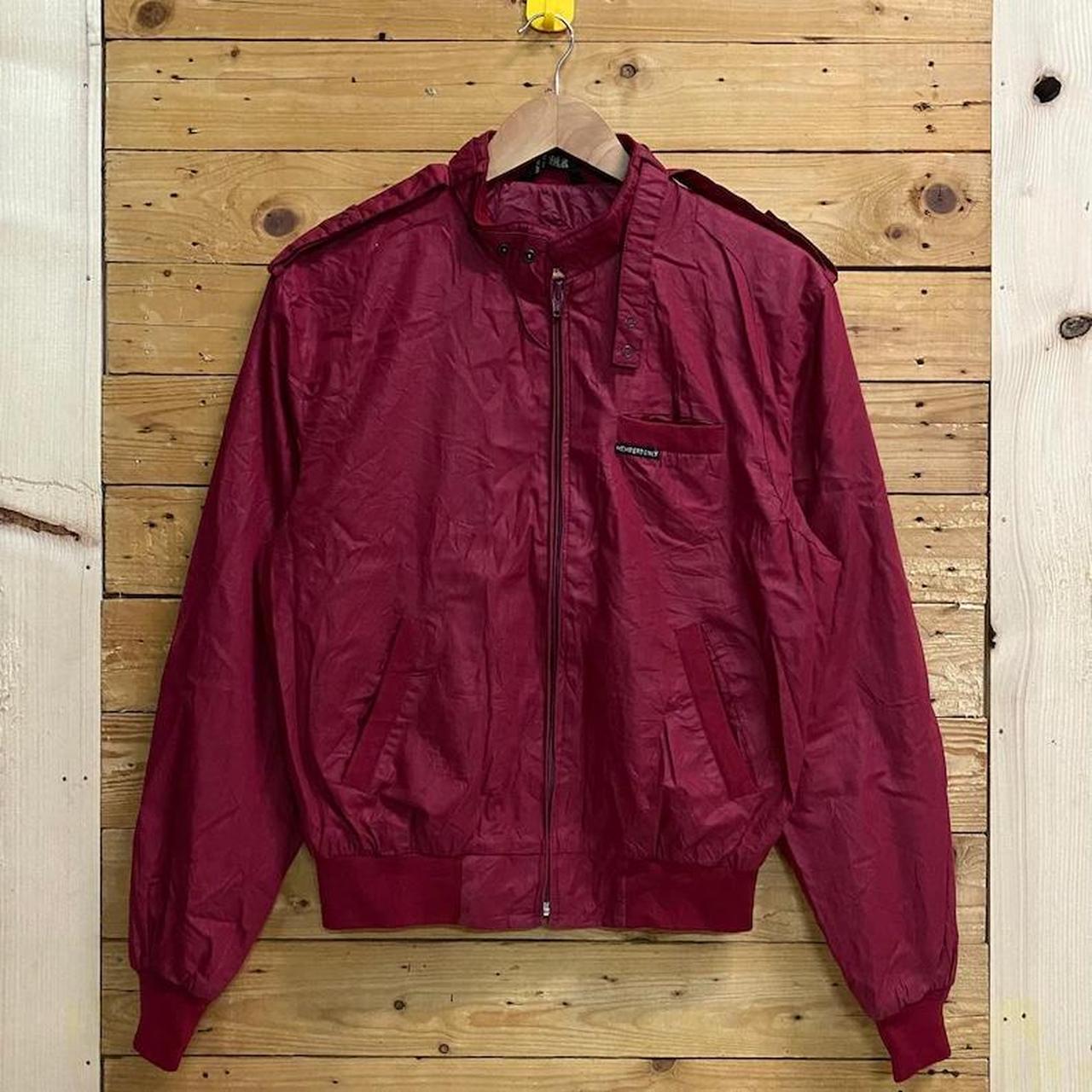 Vintage Burgundy Members Only Jacket great. Depop