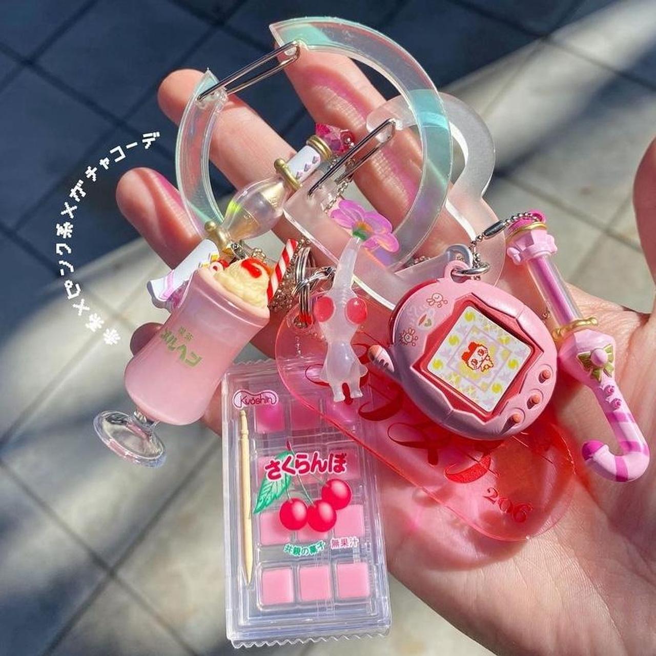 ~Japan Gacha Tamagotchi Capsule Keychain 🖤 - Cute... - Depop