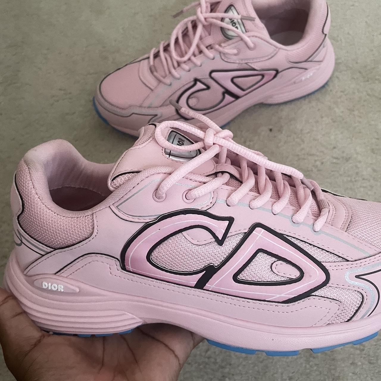 Dior pink orders trainers