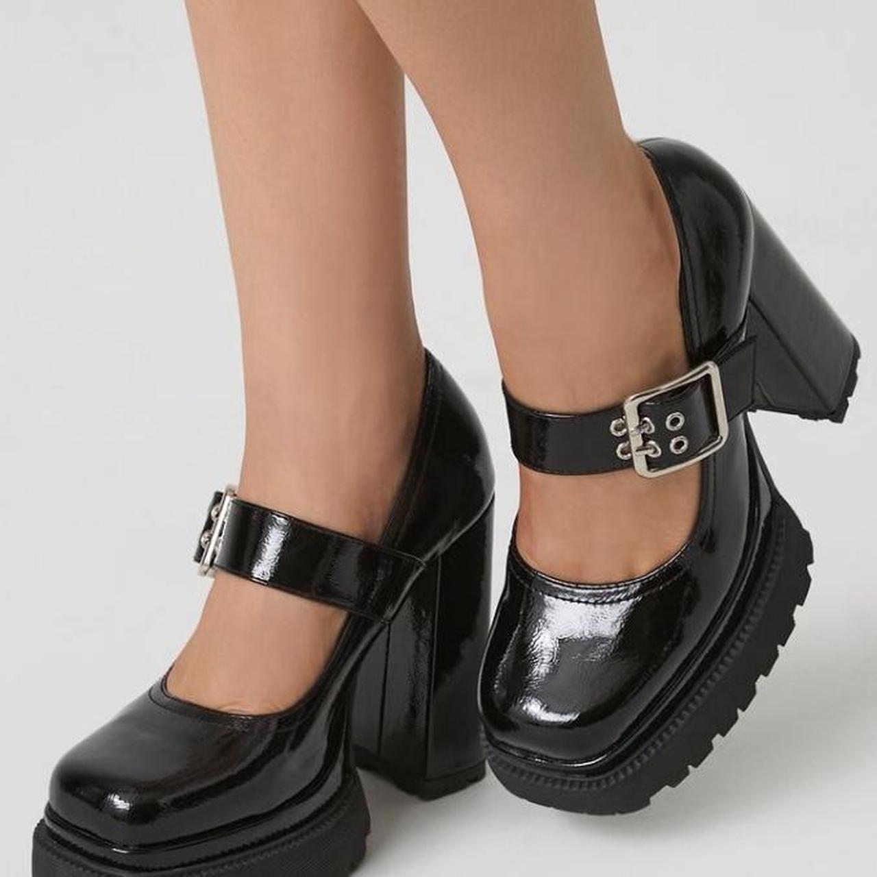 From Forever 21 A pair of faux patent leather Mary Depop