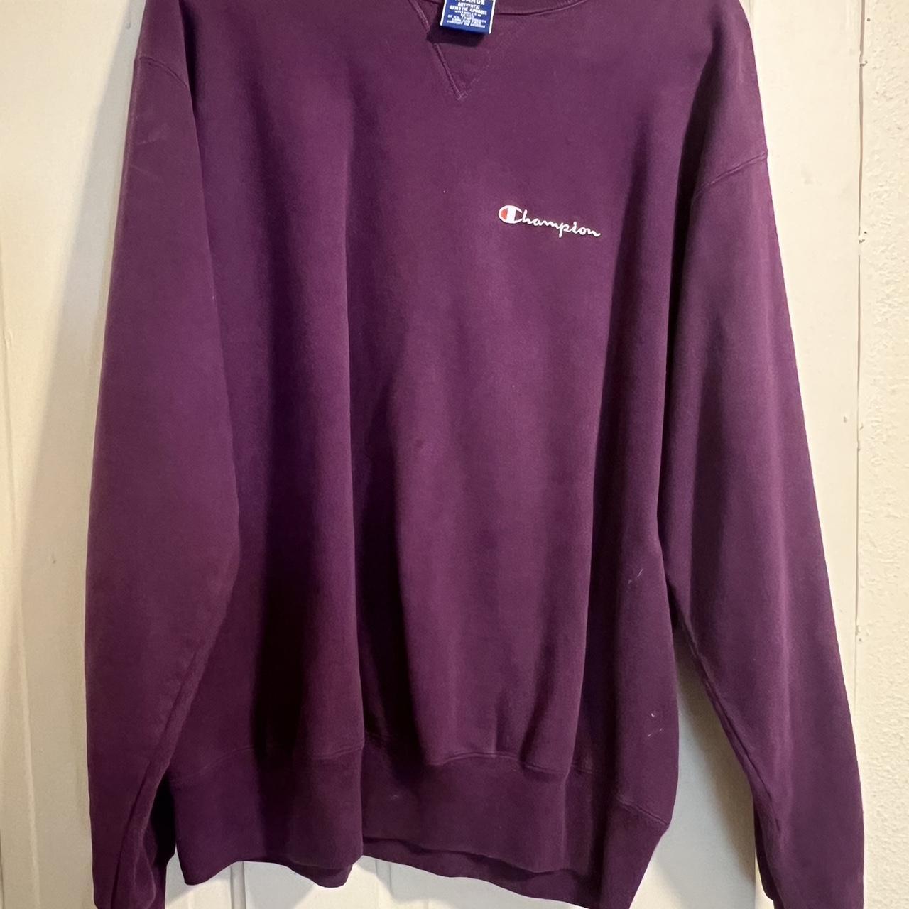 Vintage 90s wine colored champion crewneck. amazing