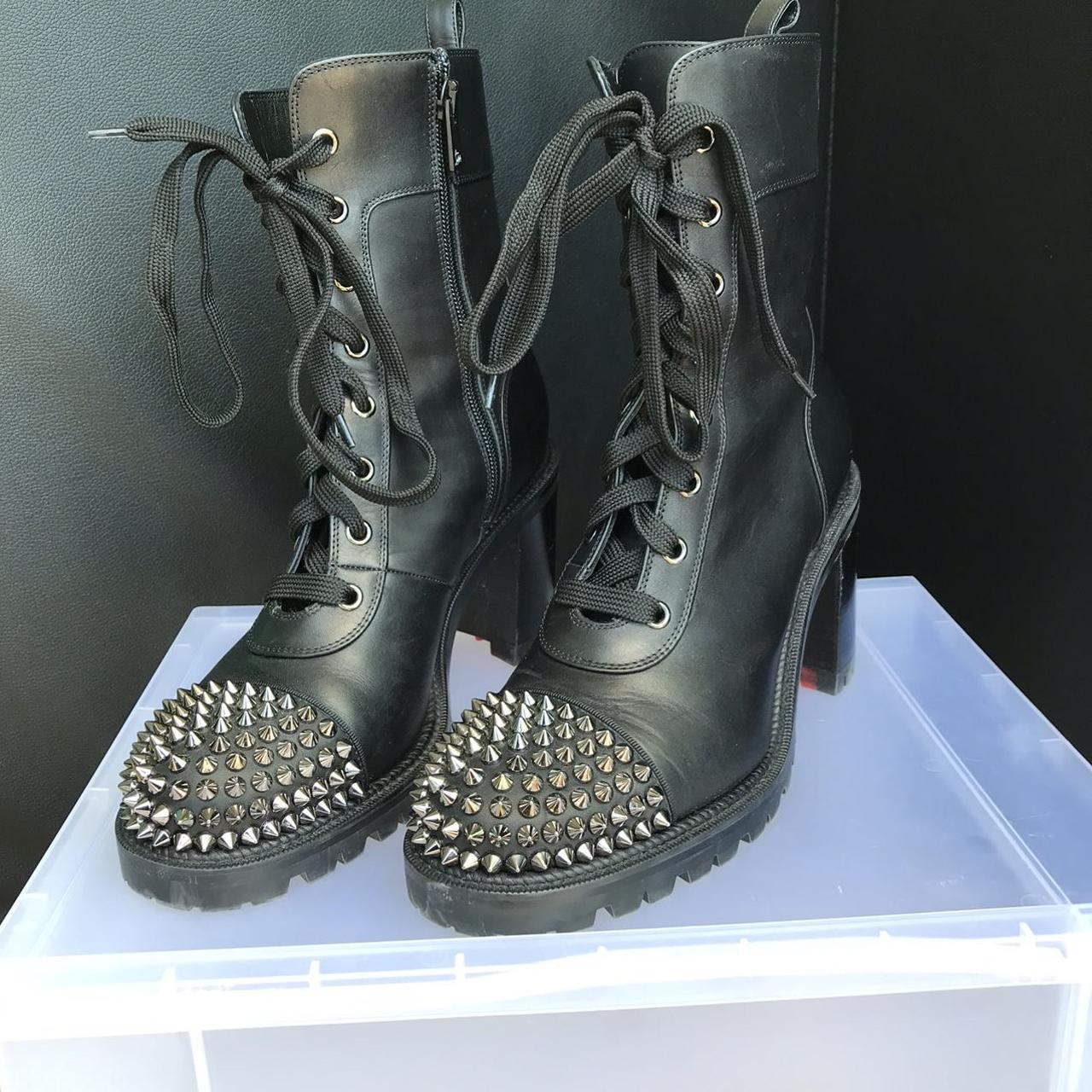 Christian louboutin best sale croc boots