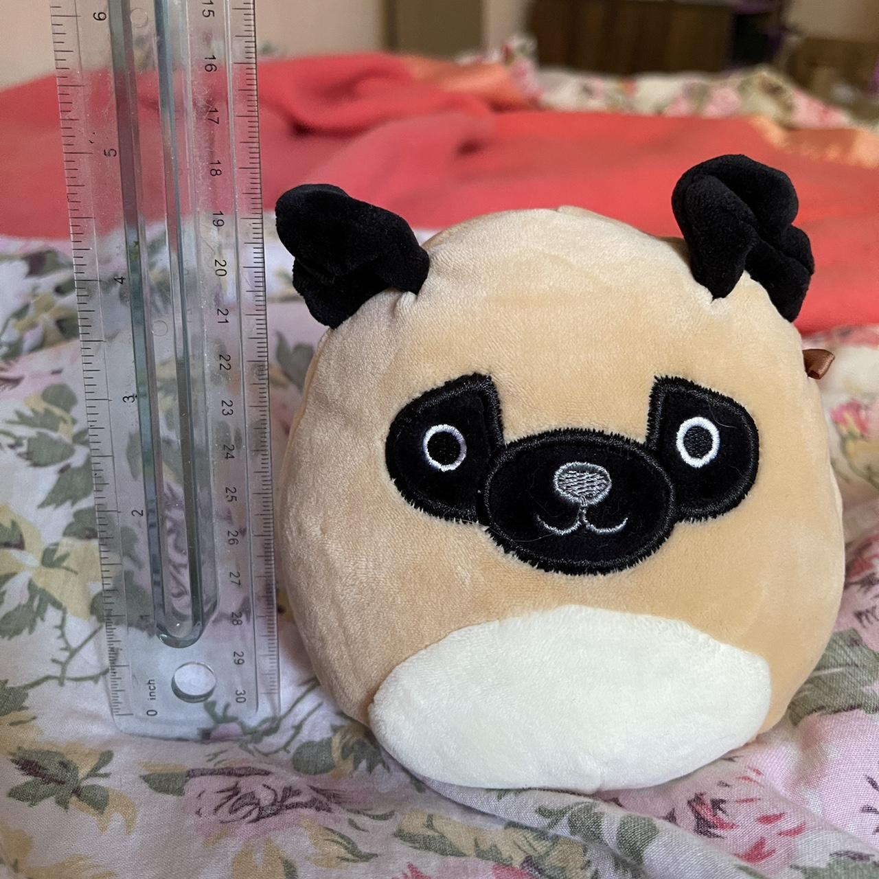 SQUISHMALLOW tan Prince the Pug 5” Great condition... - Depop