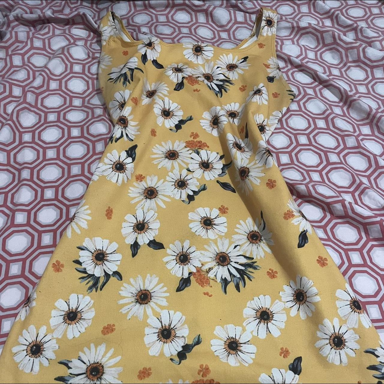 Zara store sunflower dress