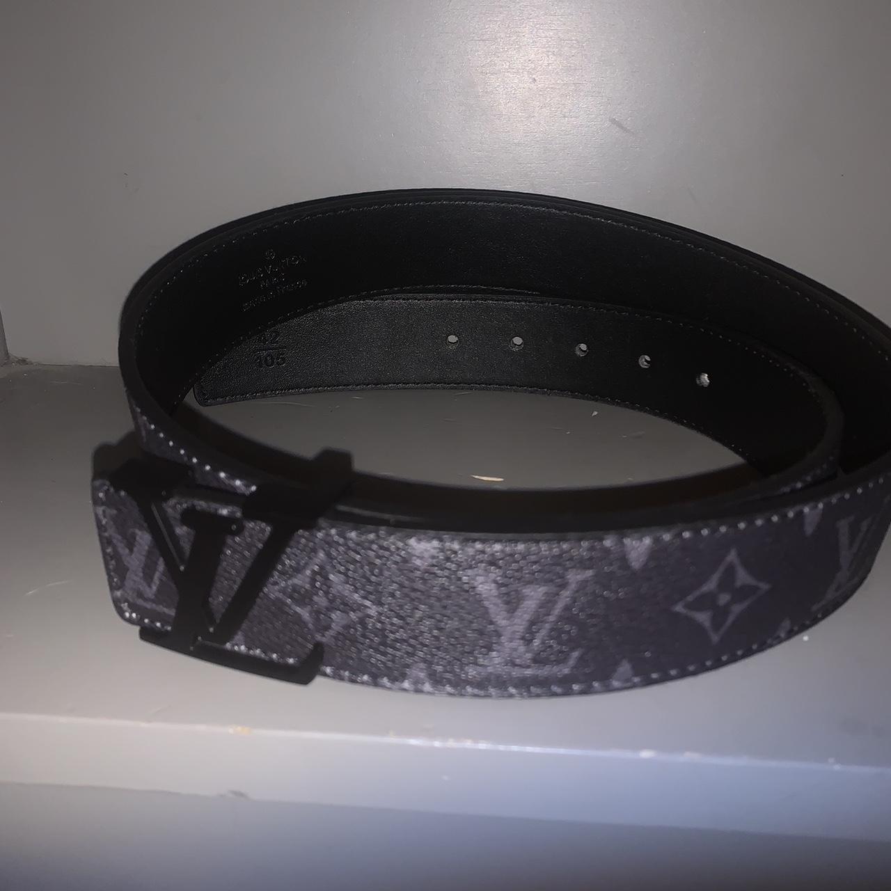 Fairly used louis vuitton belt Size: 43/120 or 36” - Depop