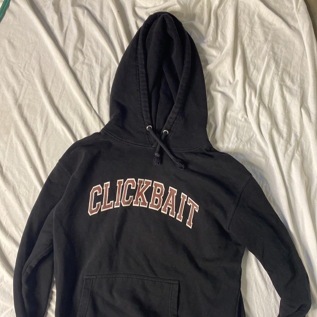 Gray clickbait hoodie hotsell