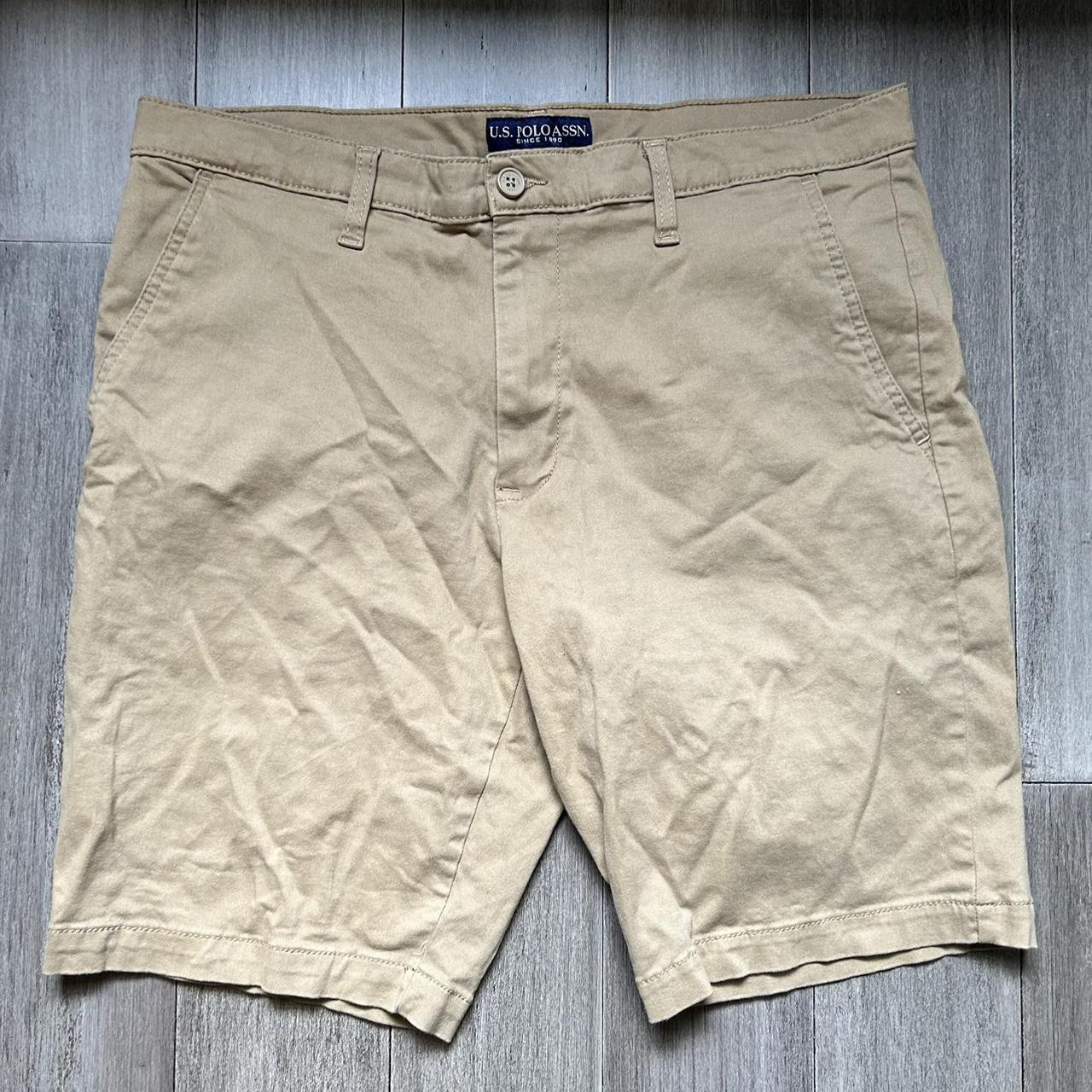 Men’s Polo khaki shorts. Great condition. Perfect... - Depop