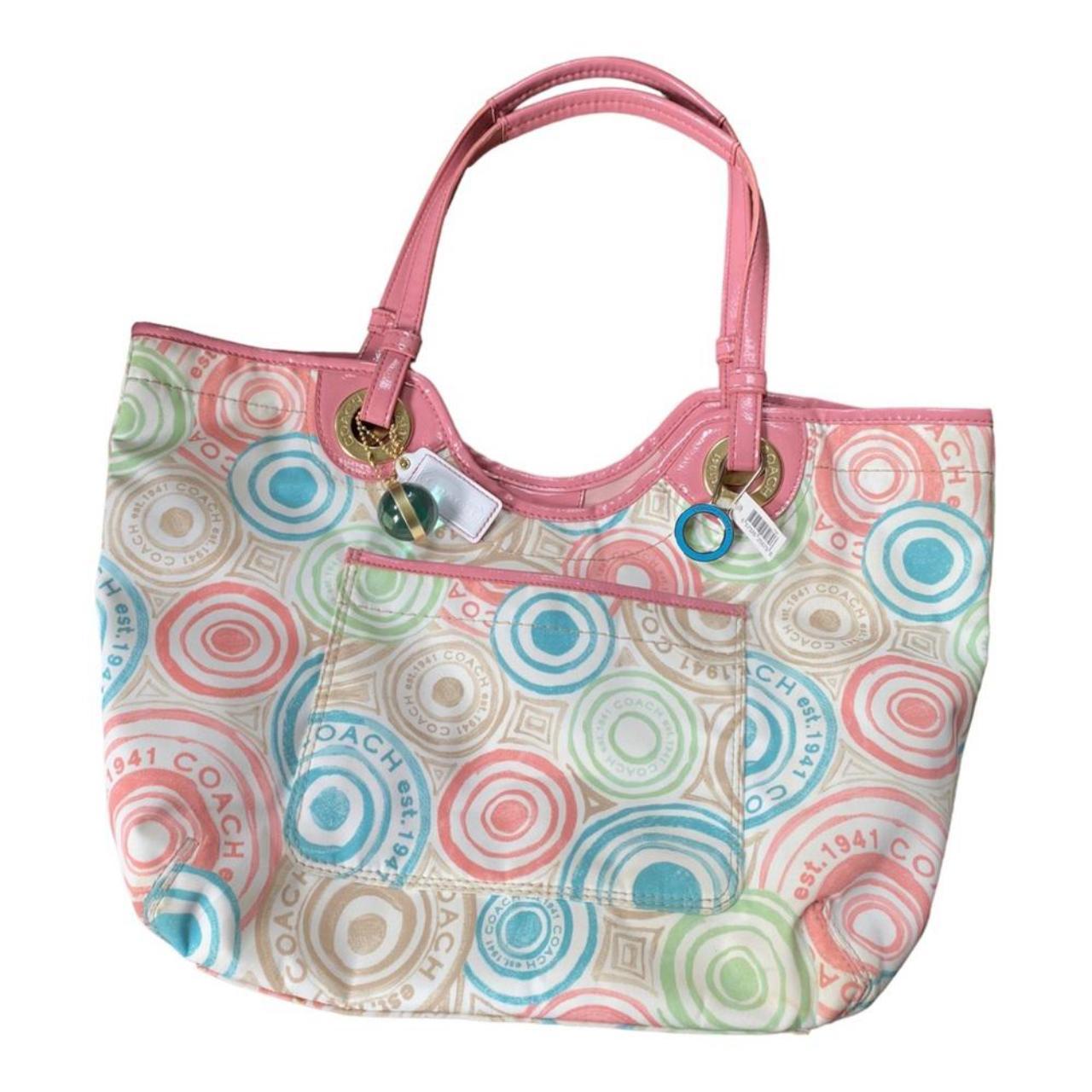 Coach Ashley Hippie Hobo Handbag Shoulder Bag F13744 Yellow C Logo Purse  Tan | eBay