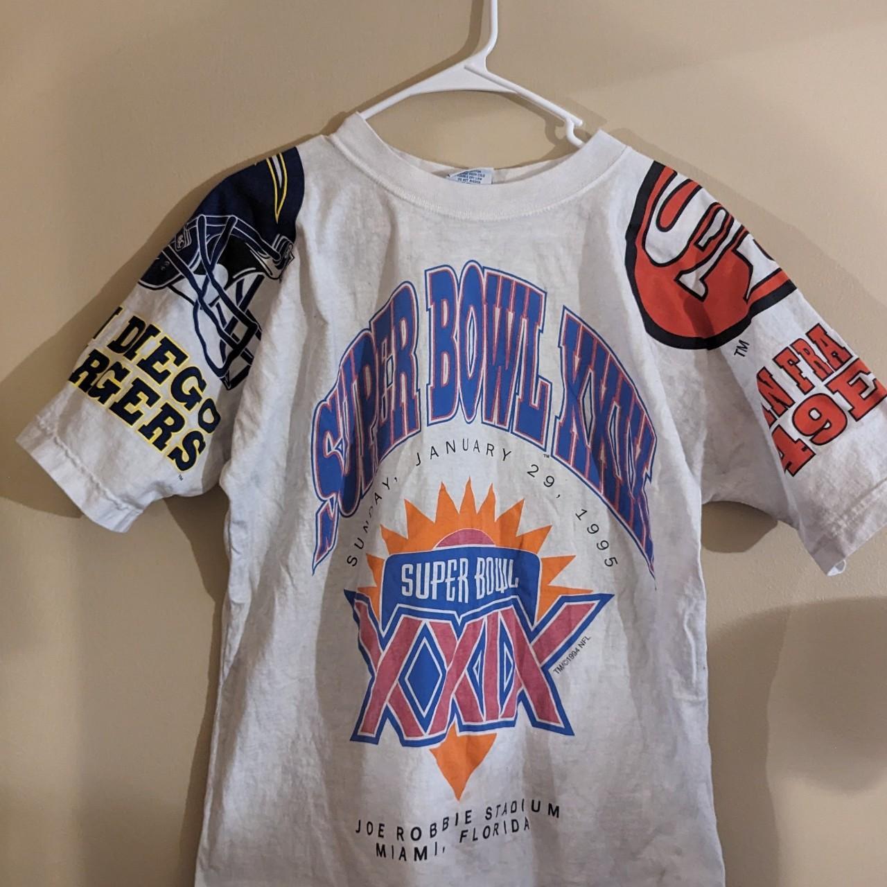 Vintage 1995 Super Bowl Sweatshirt. San Diego - Depop