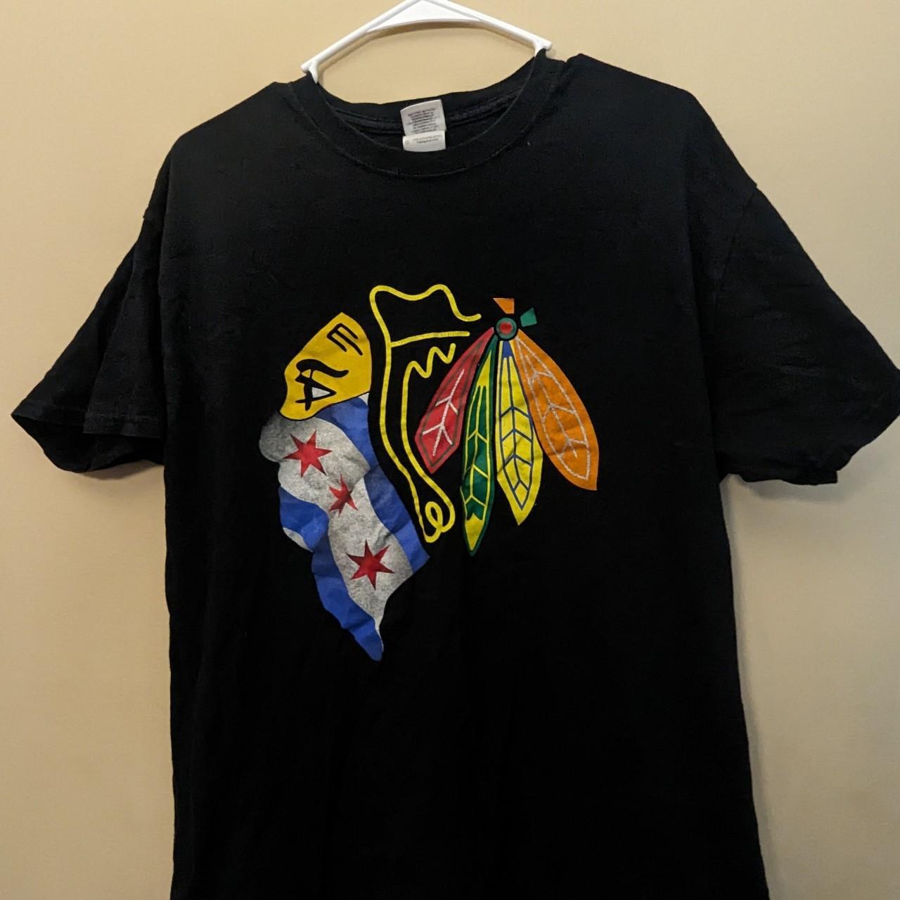 Chicago Blackhawks Illinois Flag Bandana Sz