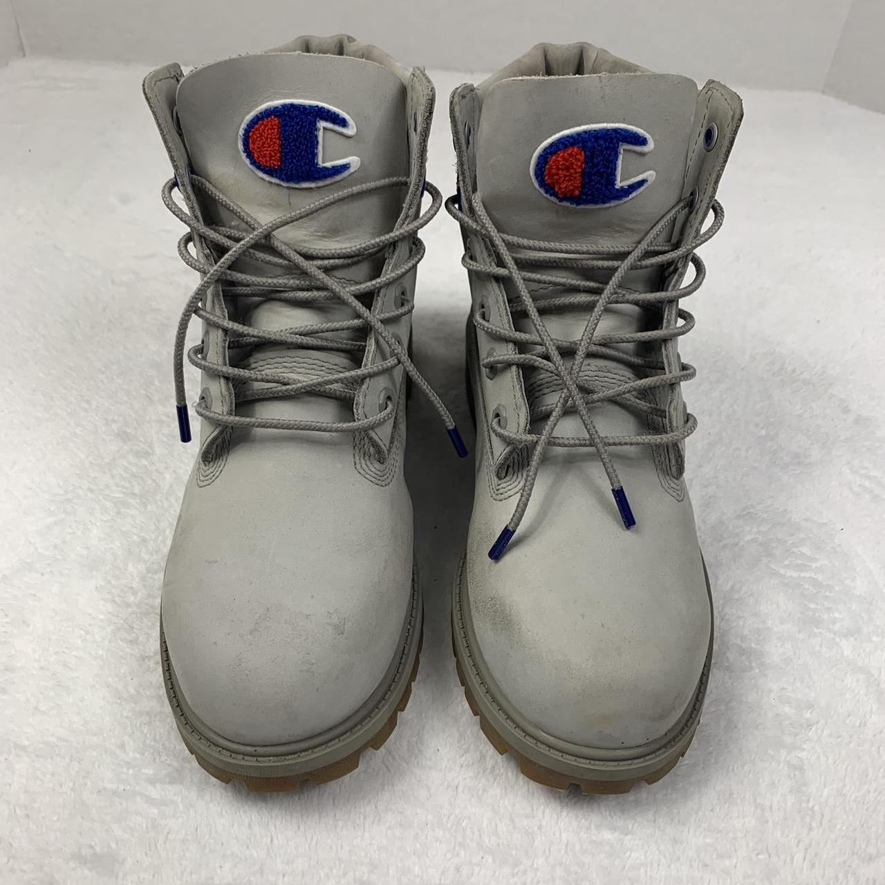 Gray champion timberland outlet boots