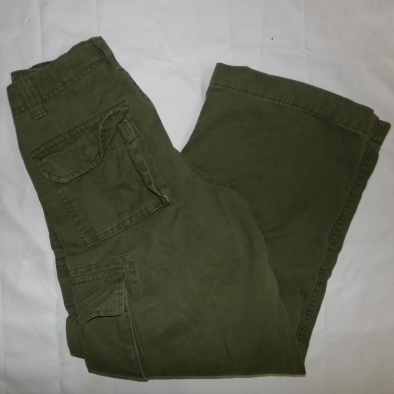 Vintage 2000s Gap Cargo flannel lined pants -very... - Depop