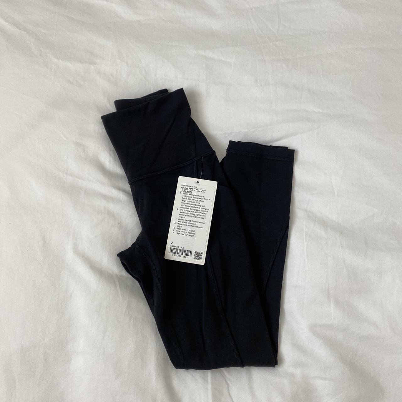 Lululemon Align HR Crop 23 Pockets Size 2 Color - Depop