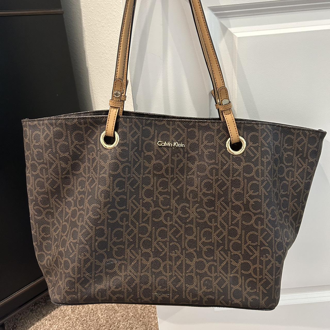 CK designer large tote purse, with dual style wear.... Depop