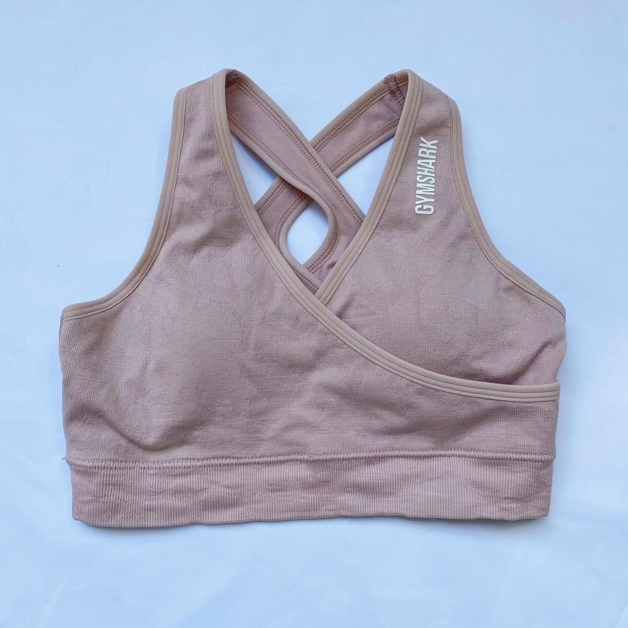 Gymshark baby pink adapt seamless sports bra Brand... Depop