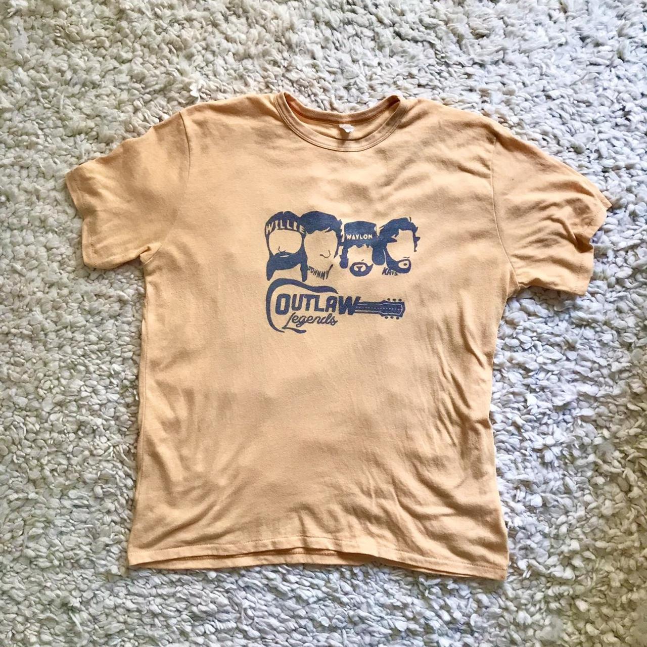 Alternative Apparel Women's Orange Shirt Depop