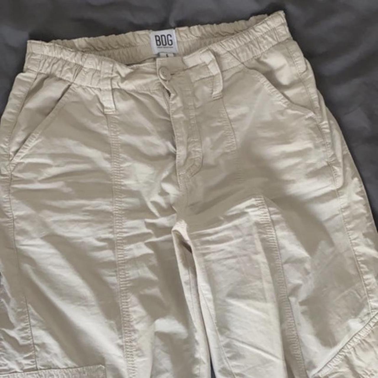 Beige urban outfitters cargos Great condition... - Depop