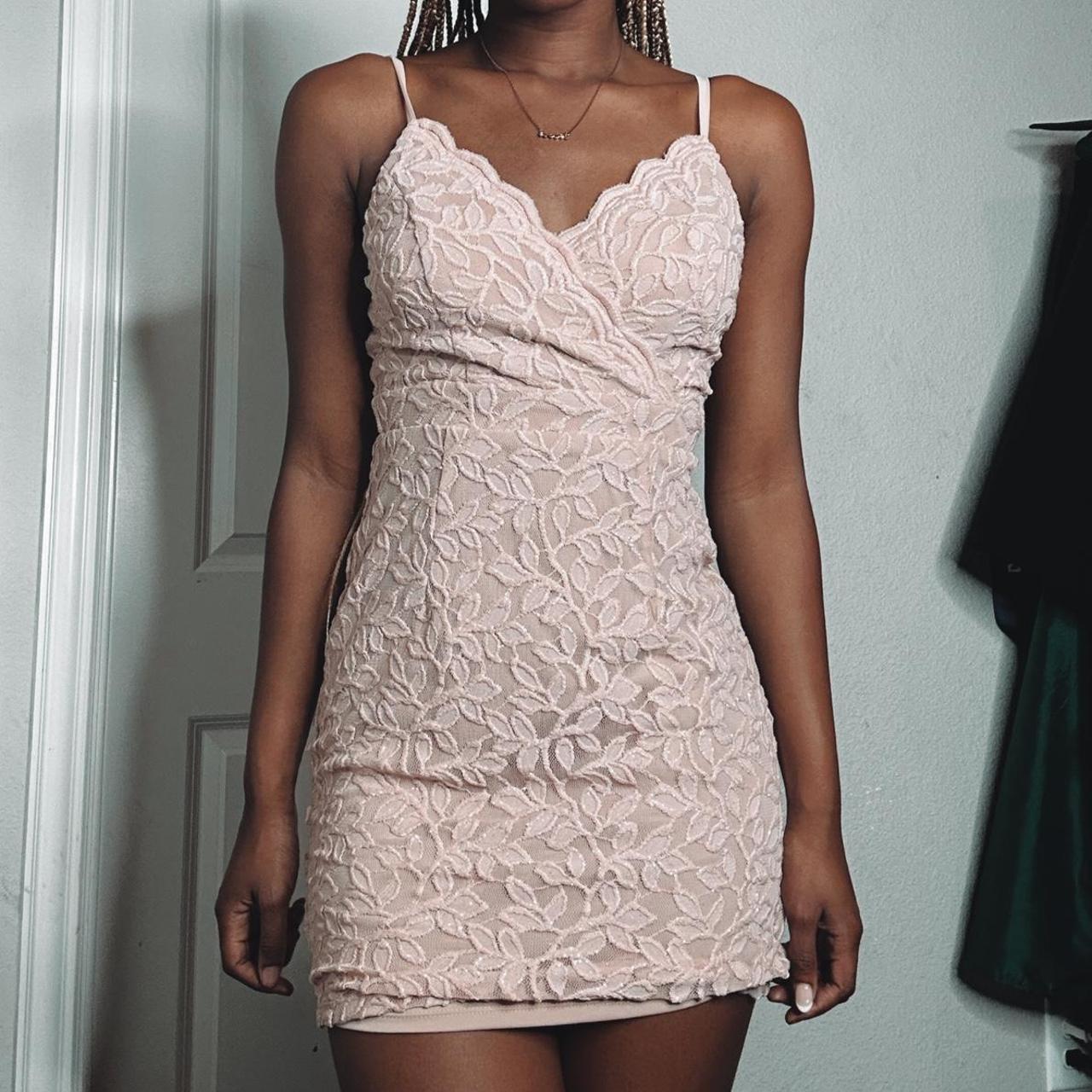 Macy’s Blush Pink Mini Dress ☆︎ Worn Once ☆ Bought... Depop