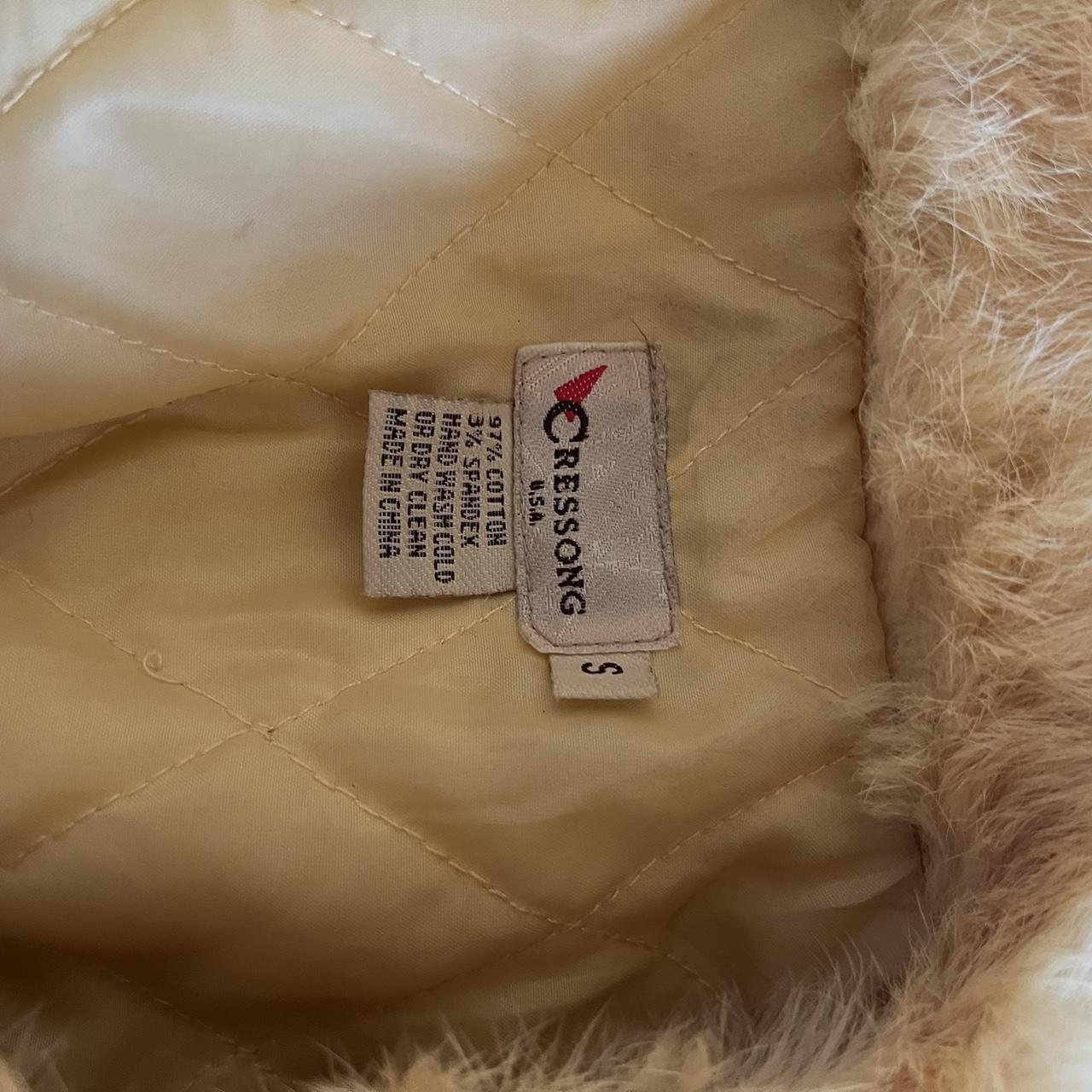 Yellow penny lane faux fur jacket. Very 70s / daisy... - Depop