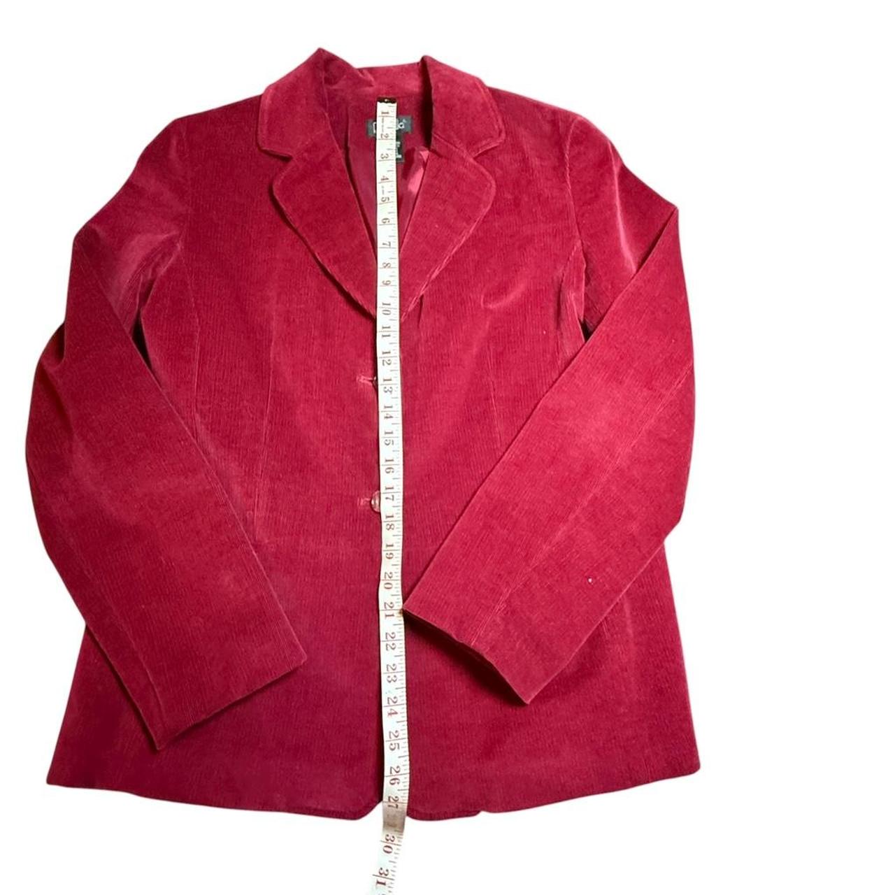 Rafaella Women's Blazer Jacket - Red/Burgundy - 1… - image 4