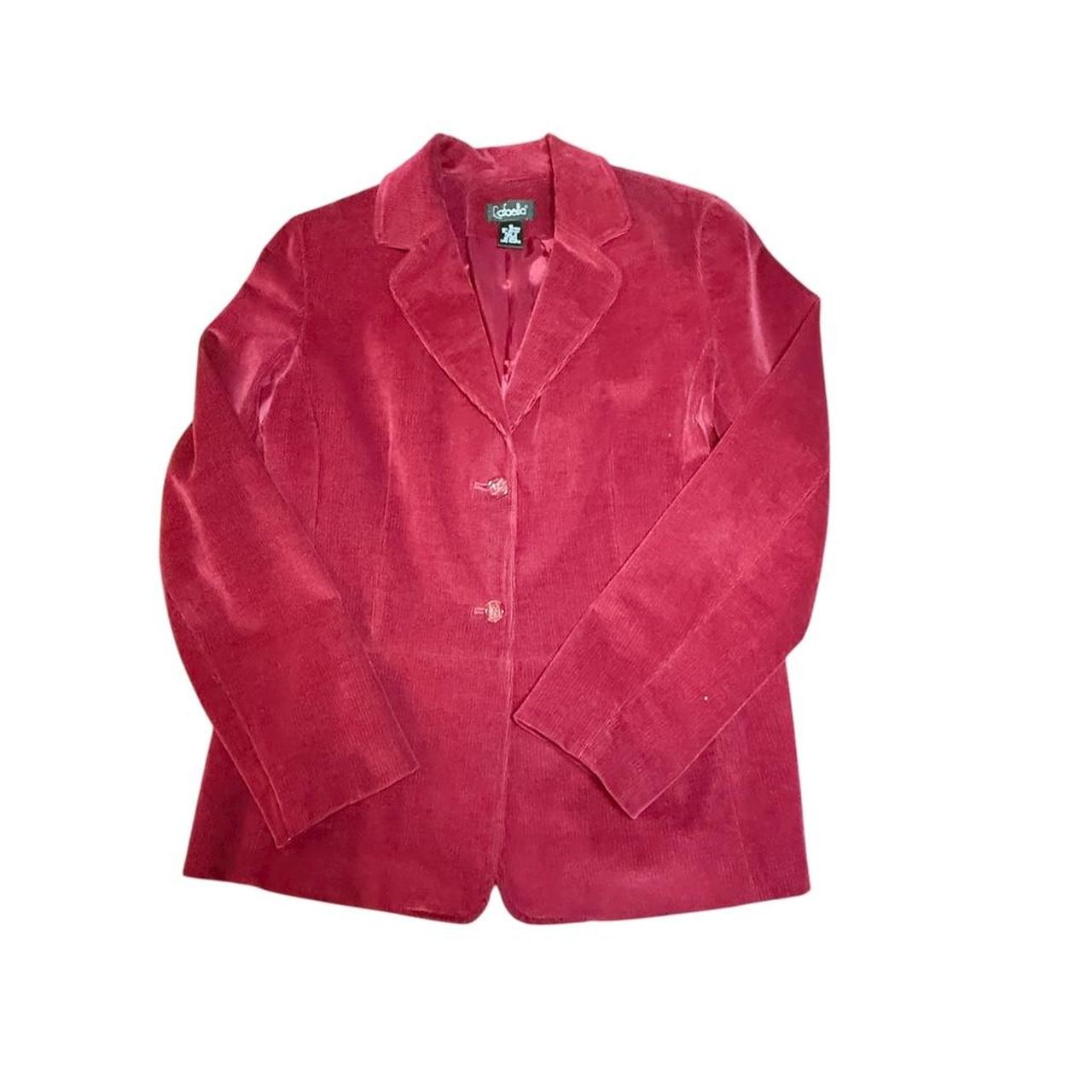 Rafaella Women's Blazer Jacket - Red/Burgundy - 1… - image 1