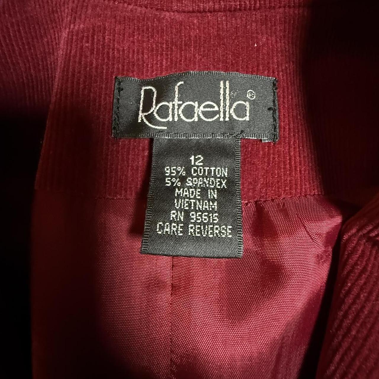 Rafaella Women's Blazer Jacket - Red/Burgundy - 1… - image 6