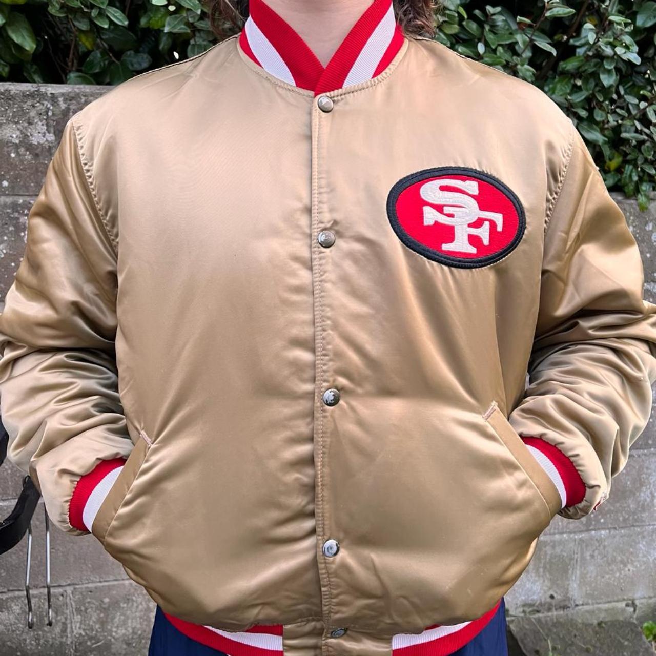 Vintage 90s San Francisco 49ers Satin Jacket by Starter Made in