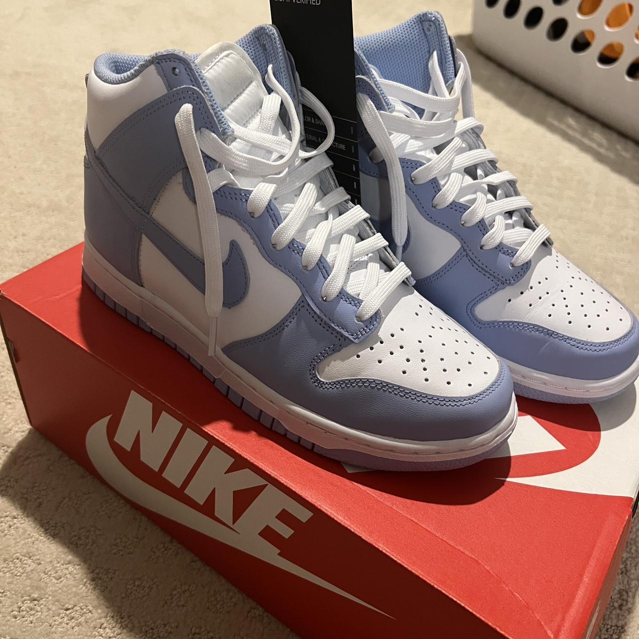 Size 11 - Nike Dunk High Aluminum Womens sneakers. baby blue. New!  DD1869-107