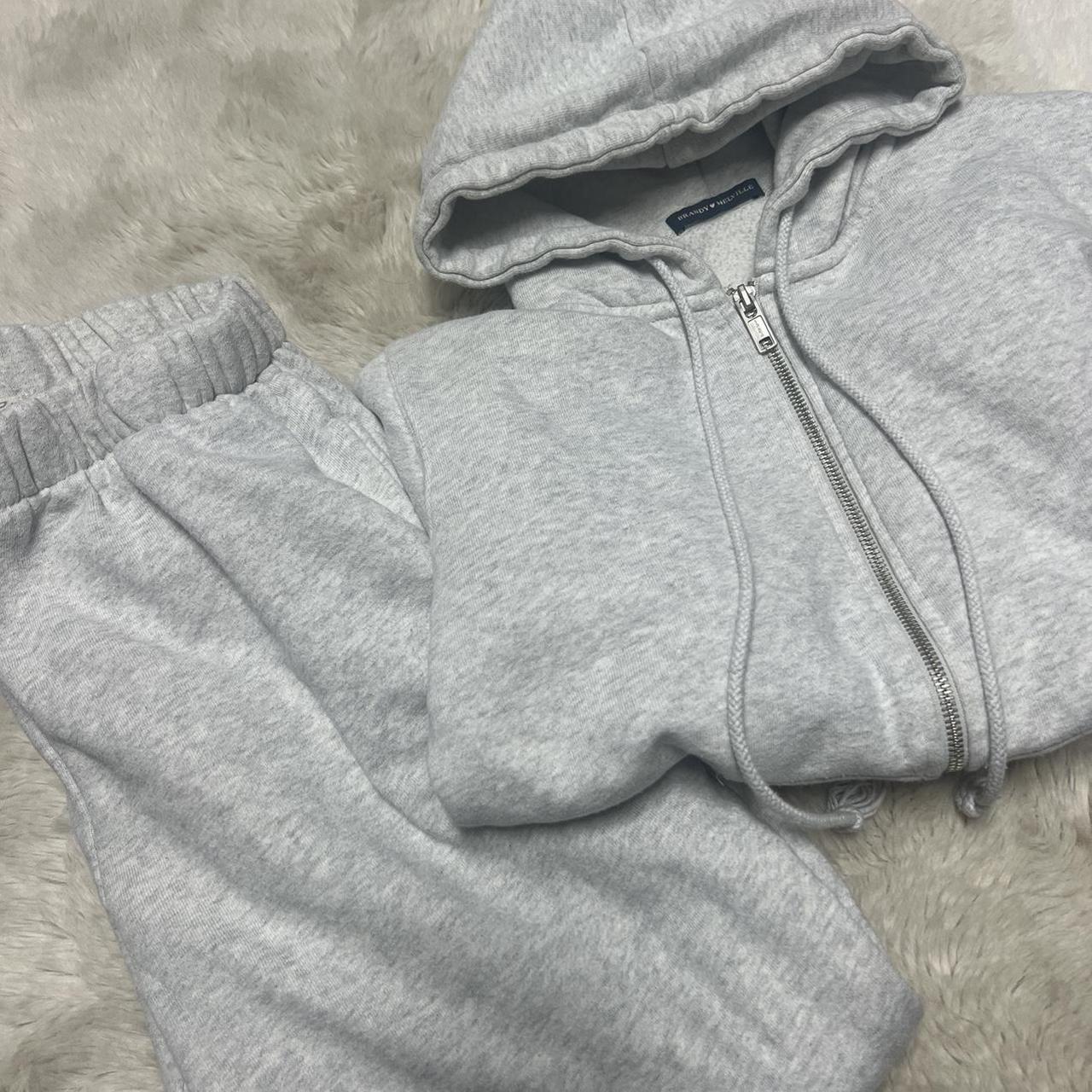 Brandy Melville Grey Sweat Set Size Small I M Adding Depop   P0 