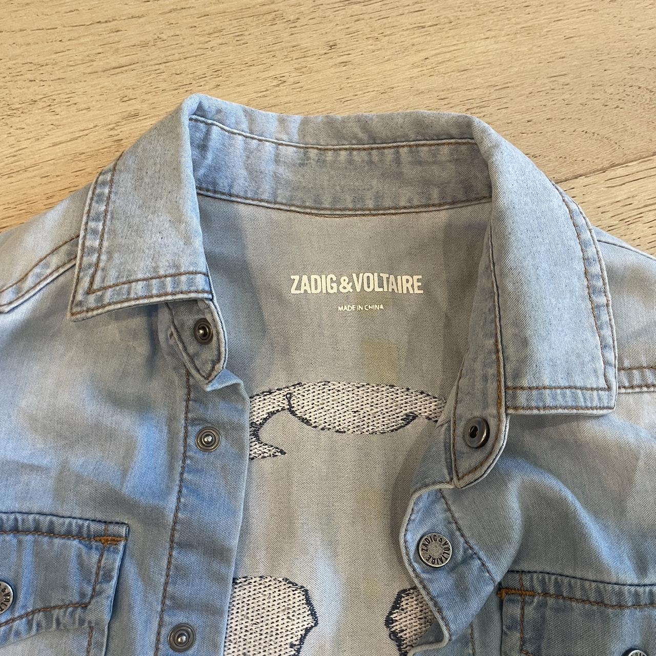 Zadig and Voltaire Boys size 6 Thin Denim... - Depop