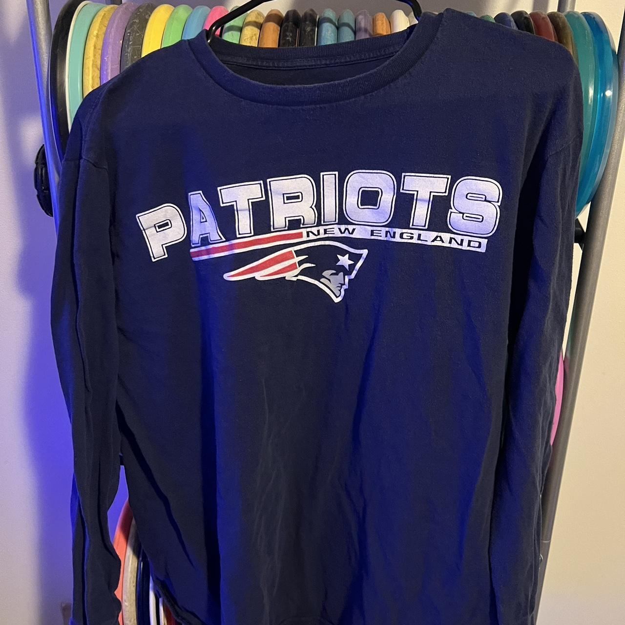 NFL Team Apparel New England Patriots Shirt Long - Depop