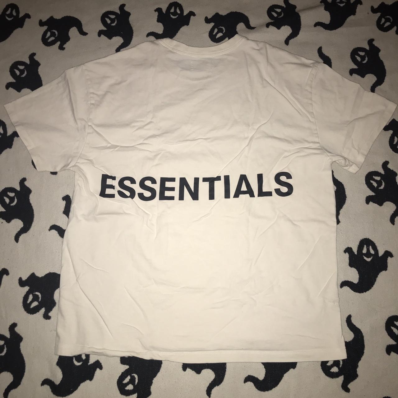 FOG Essentials Fear Of God Cream Shirt Men's Large - Depop