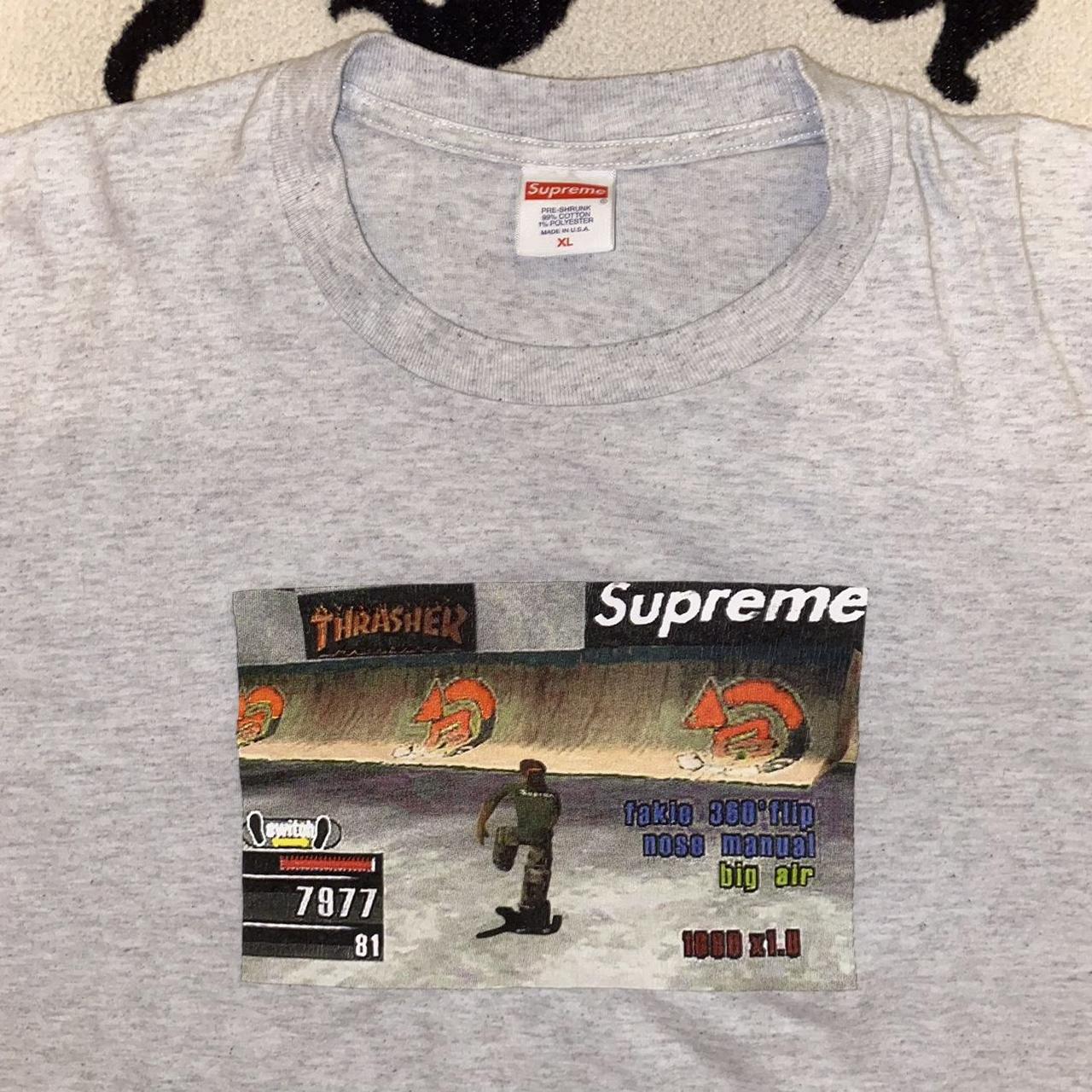 Supreme Thrasher Gray Shirt, Men's XL, New with out tags