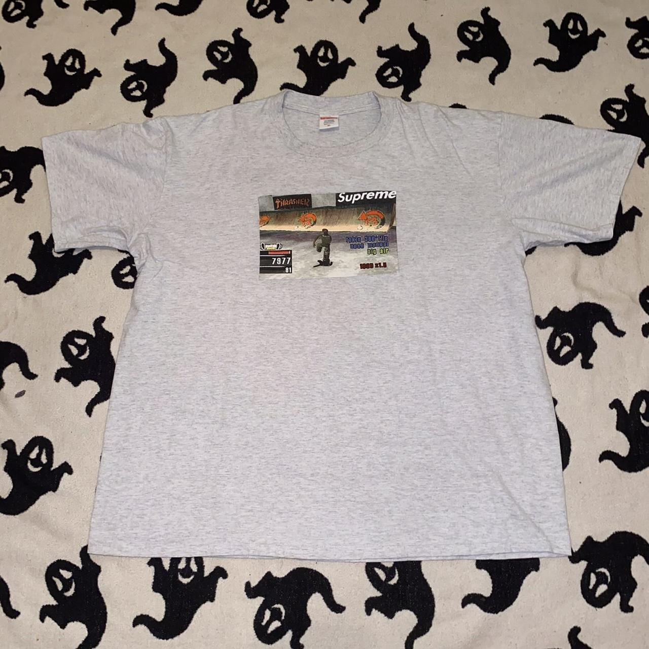 Supreme Thrasher Gray Shirt Men's XL New with out tags - Depop