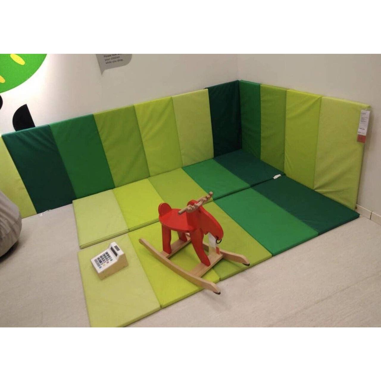 PLUFSIG Folding gym mat, green, 303/4x727/8 - IKEA