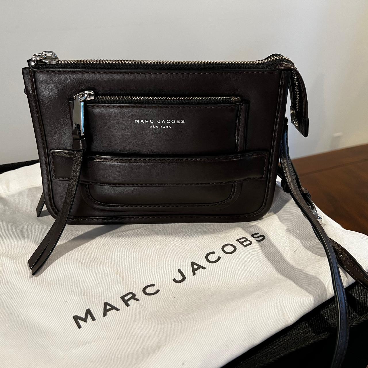 Marc Jacobs Purse Handbag Black Leather Medium Size - Depop