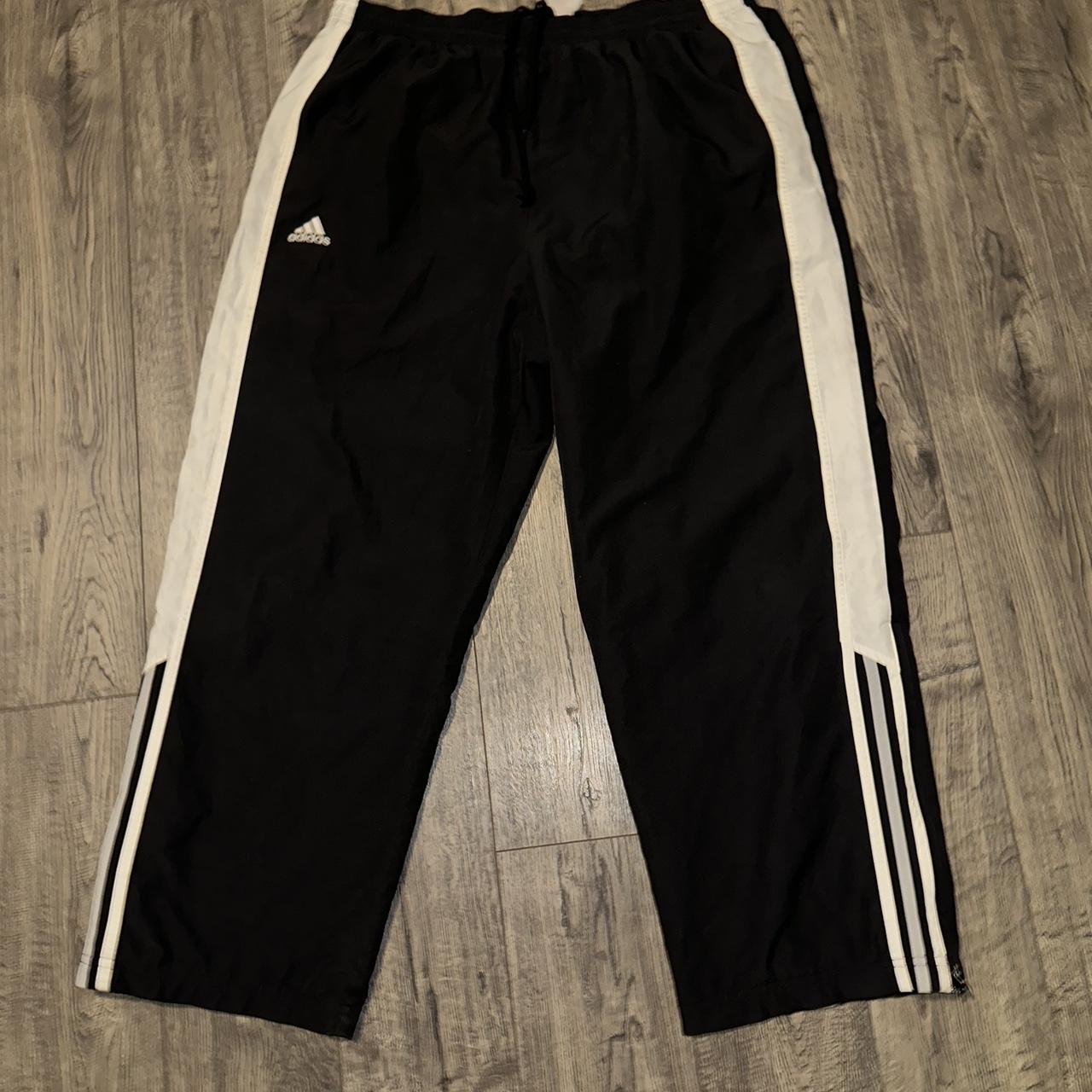 Early 2000s y2k baggy adidas track pant pretty fly... - Depop