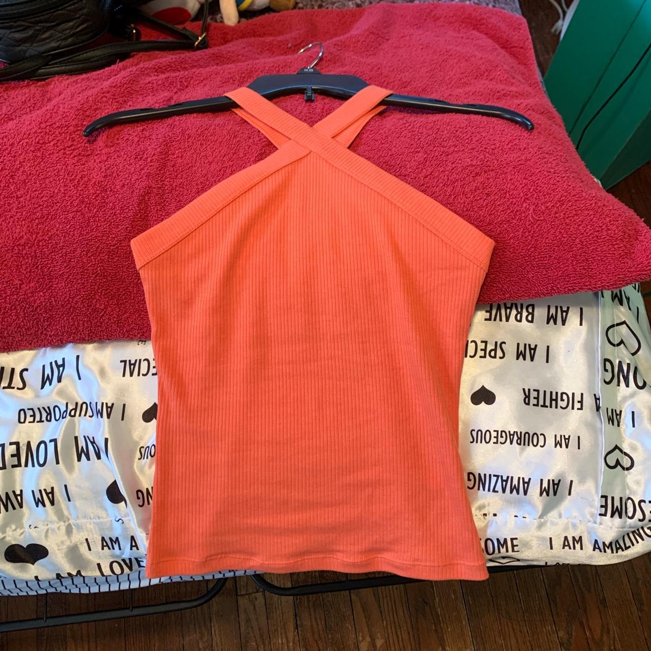 SO Clothing Women's Orange Vest | Depop