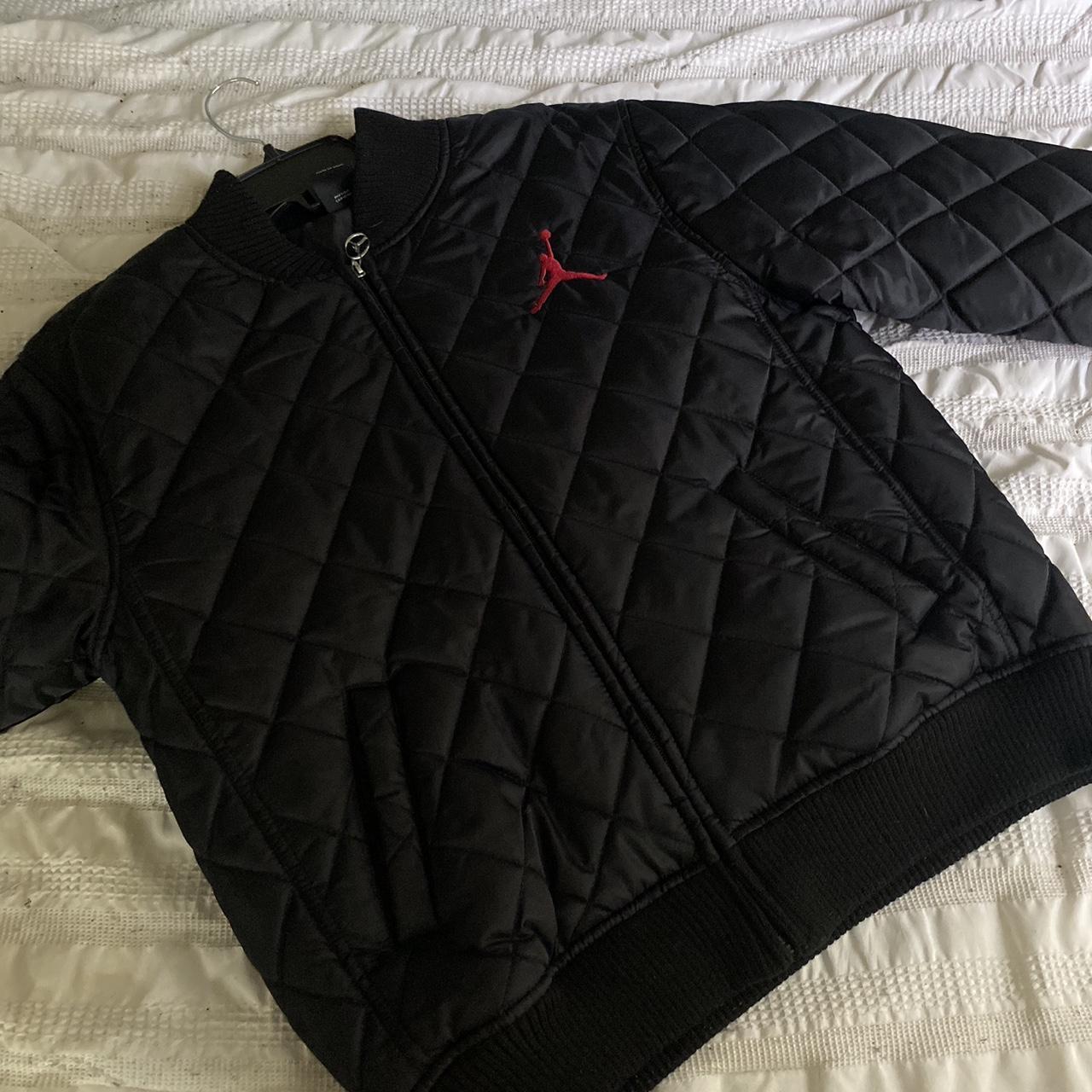 jordan puffer jacket red