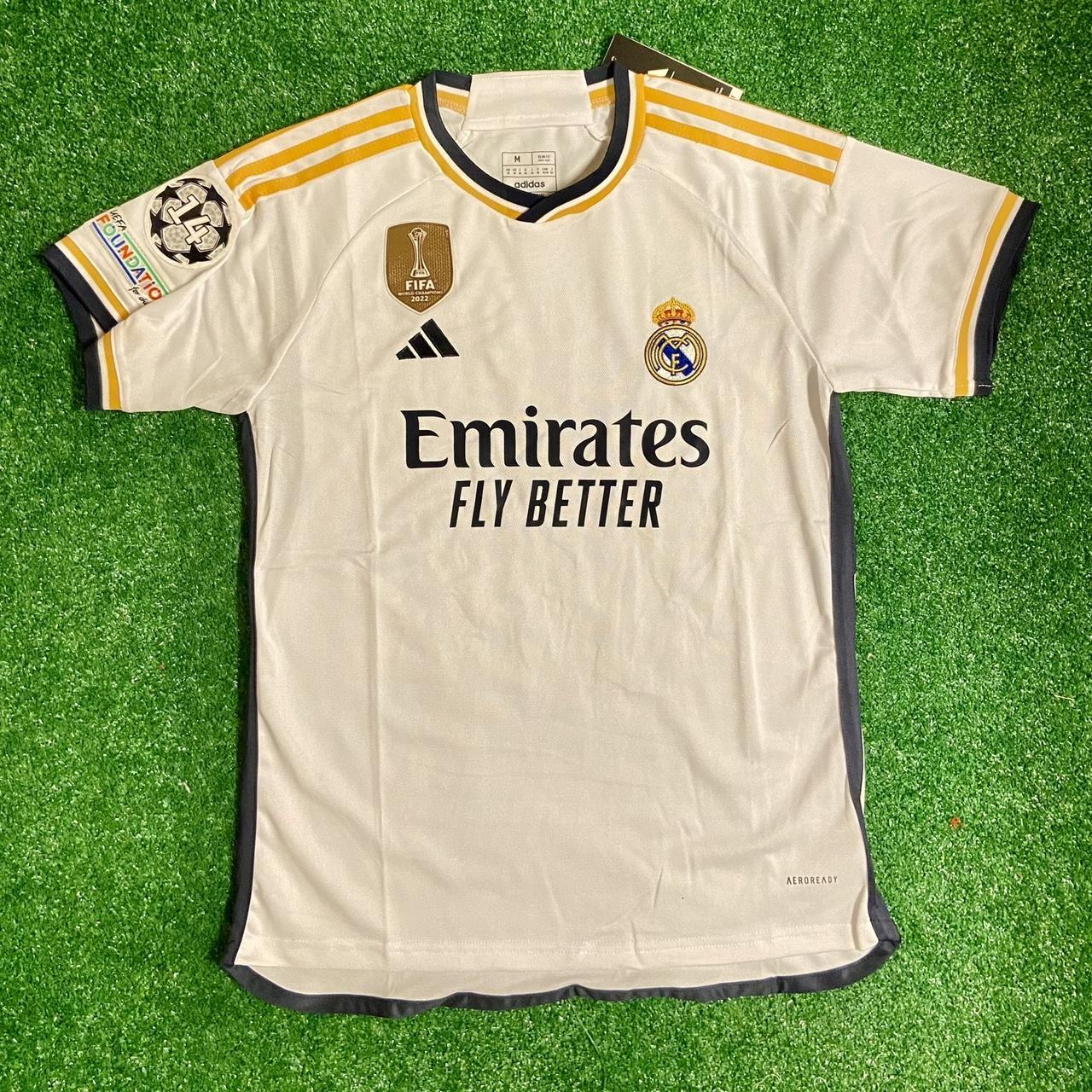 Real Madrid Home Jersey Bellingham Size -... - Depop