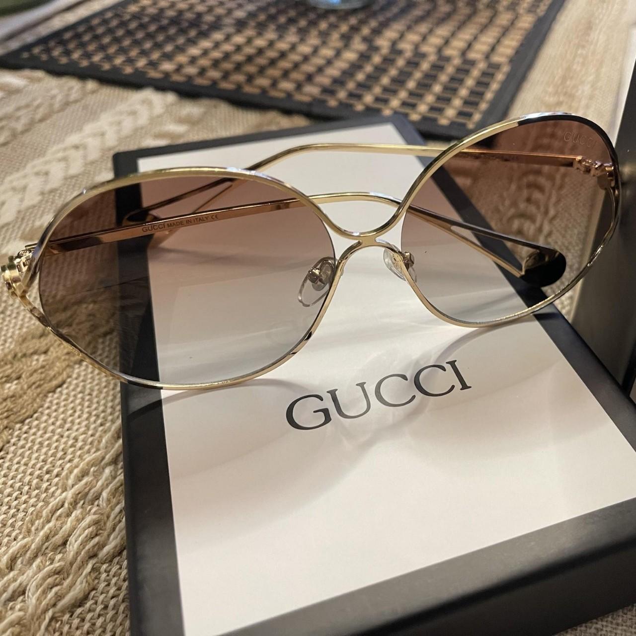gucci sunglasses women gold